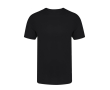 Unisex T-shirt van 100% gekamd katoen Ring Spun 160 g/m2 kleur zwart