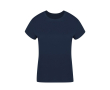 Dames T-shirt van 100% gekamd katoen Ring Spun 160 g/m2 kleur marineblauw