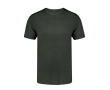 Unisex T-shirt van 100% gekamd katoen Ring Spun 160 g/m2 kleur donkergrijs