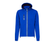 Softshell jas met hoge kraag en micropolar binnenkant 300 g/m2 kleur blauw