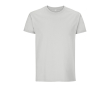 Katoenen unisex T-shirts met logo, 190 g/m2 kleur grijs