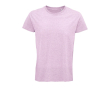 Eco t shirts met bedrijfslogo kleur lichtroze