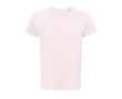 Eco t shirts met bedrijfslogo kleur rose paztel