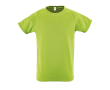 Gepersonaliseerd kindershirt, 140 g/m2 kleur lichtgroen