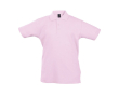 Katoenen poloshirts met opdruk, 170 g/m2 kleur roze