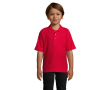 Katoenen shirts voor kinderen, 170 g/m2 kleur rood