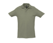 Katoenen poloshirt met korte mouwen, 210 g/m2 kleur khaki