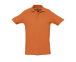 Katoenen poloshirt met korte mouwen, 210 g/m2 kleur oranje