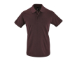 Katoenen polo met logo borduren kleur onverzadigd rood