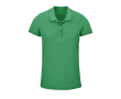 Bedrukt poloshirt van biologisch katoen, 170 g/m2 kleur groen