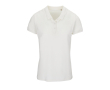 Bedrukt poloshirt van biologisch katoen, 170 g/m2 kleur gebroken wit