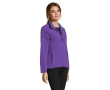 Fleece dames vest met bedrijfslogo, 300 g/m2 kleur paars