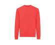 Sweatshirt van ecokatoen, casual fit, met ronde hals Iqoniq 340 g/m2 kleur onverzadigd rood
