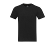 Unisex T-shirt van gerecycled katoen en polyester 160 g/m2 Elevate NXT kleur zwart