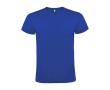 Unisex T-shirt van 100% katoen met korte mouwen 150 g/m2 Roly Atomic kleur koningsblauw