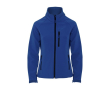 Softshell damesjas van polyester en elastaan 300 g/m2 Roly kleur koningsblauw