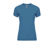 Sportshirt van 100% polyester voor dames 135 g/m2 Roly kleur donkerblauw