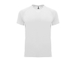 Sportshirt van 100% polyester voor kinderen 135 g/m2 Roly kleur wit