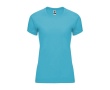 Sportshirt van 100% polyester voor dames 135 g/m2 Roly kleur turkoois
