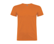 T-shirt van 100% katoen voor heren 155 g/m2 Roly Beagle kleur oranje