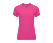 Sportshirt van 100% polyester voor dames 135 g/m2 Roly kleur neon fuchsia