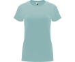 T-shirt van 100% katoen voor dames 170 g/m2 Roly kleur gewassen blauw