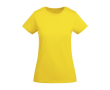 T-shirt van biologisch katoen voor dames 175 g/m2 Roly kleur geel