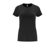T-shirt van 100% katoen voor dames 170 g/m2 Roly kleur zwart