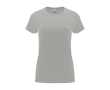 T-shirt van 100% katoen voor dames 170 g/m2 Roly kleur lichtgrijs