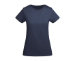 T-shirt van biologisch katoen voor dames 175 g/m2 Roly kleur marineblauw