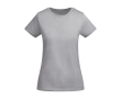 T-shirt van biologisch katoen voor dames 175 g/m2 Roly kleur lichtgrijs gemarmerd