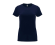 T-shirt van 100% katoen voor dames 170 g/m2 Roly kleur marineblauw