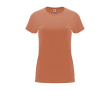 T-shirt van 100% katoen voor dames 170 g/m2 Roly kleur rood-bruin