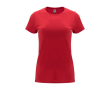 T-shirt van 100% katoen voor dames 170 g/m2 Roly kleur rood