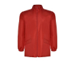 Unisex regenjas van polyester met hoge kraag 70 g/m2 Roly kleur rood