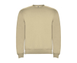Unisex trui van katoen en polyester 280 g/m2 Roly kleur zand