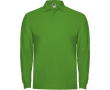 Poloshirt van 100% katoen piqué voor heren 220 g/m2 Roly kleur gras groen