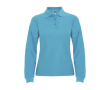 Poloshirt van 100% katoen piqué voor dames 220 g/m2 Roly kleur turkoois