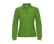 Poloshirt van 100% katoen piqué voor dames 220 g/m2 Roly kleur gras groen