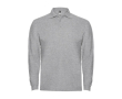 Poloshirt van 100% katoen piqué voor heren 220 g/m2 Roly kleur lichtgrijs gemarmerd