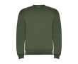 Unisex trui van katoen en polyester 280 g/m2 Roly kleur donkergroen