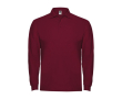 Poloshirt van 100% katoen piqué voor heren 220 g/m2 Roly kleur bordeaux