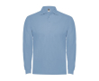 Poloshirt van 100% katoen piqué voor heren 220 g/m2 Roly kleur lichtblauw