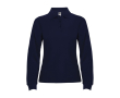 Poloshirt van 100% katoen piqué voor dames 220 g/m2 Roly kleur marineblauw
