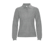 Poloshirt van 100% katoen piqué voor dames 220 g/m2 Roly kleur lichtgrijs gemarmerd
