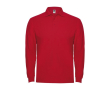 Poloshirt van 100% katoen piqué voor heren 220 g/m2 Roly kleur rood