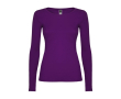 T-shirt voor dames van 100% katoen 160 g/m2 Roly kleur paars