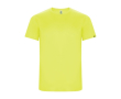 Sportshirt van 50% gerecycled polyester voor kinderen 135 g/m2 Roly kleur neon geel