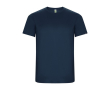 Sportshirt van 50% gerecycled polyester voor kinderen 135 g/m2 Roly kleur marineblauw