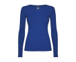 T-shirt voor dames van 100% katoen 160 g/m2 Roly kleur koningsblauw